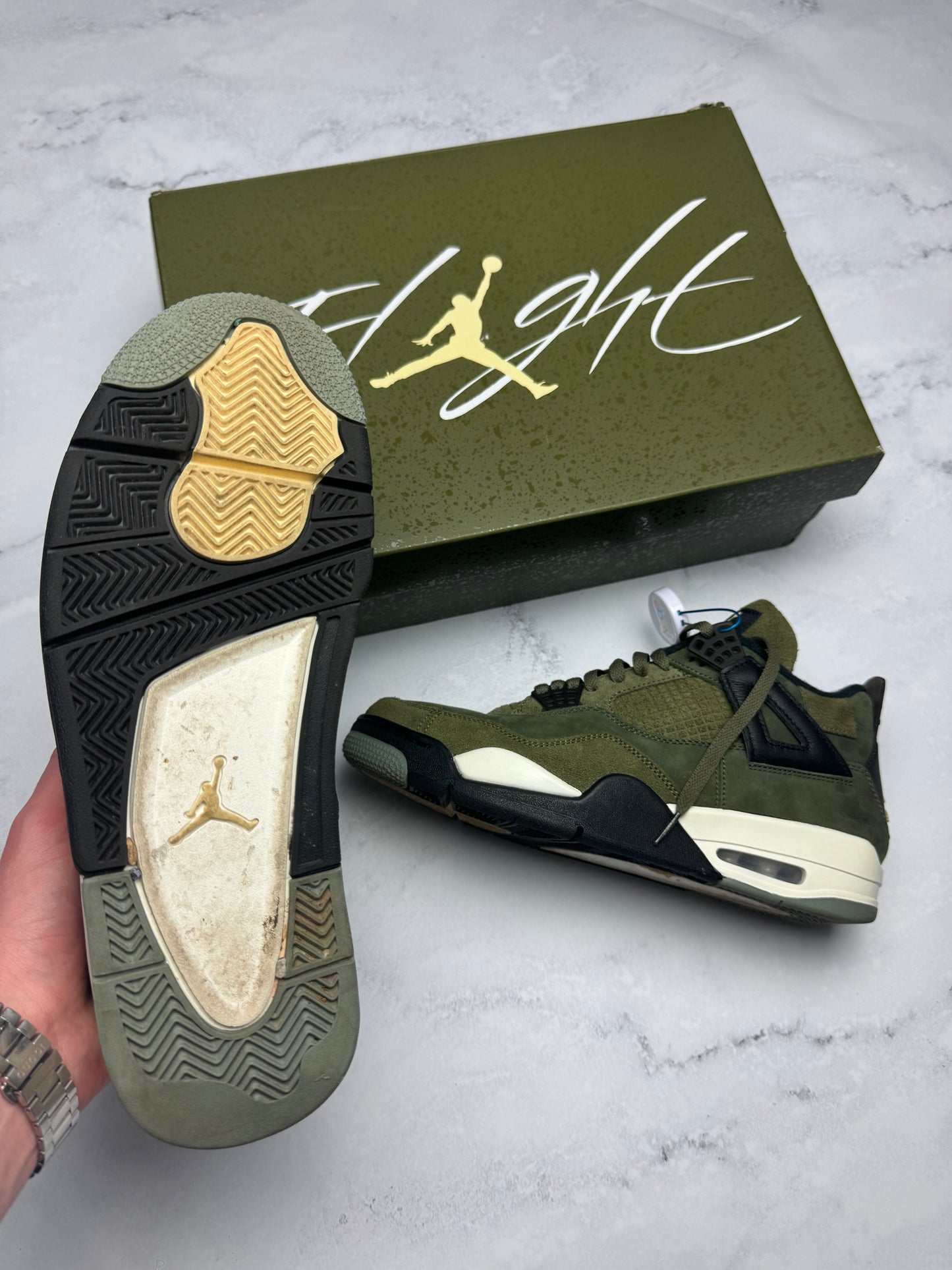 Nike Air Jordan 4 Retro Craft Olive